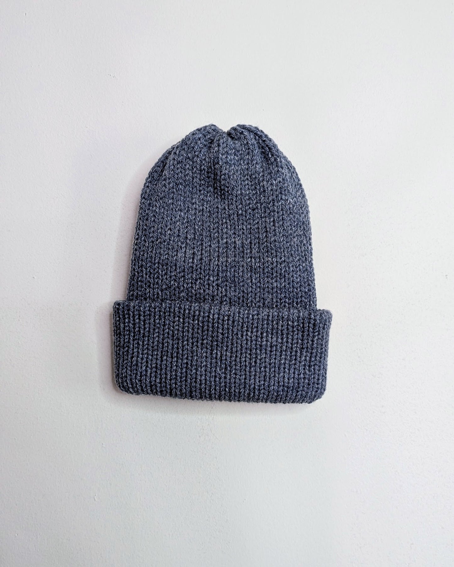 Same Skein Double Knit Hat & Headband Set (Denim Tweed)