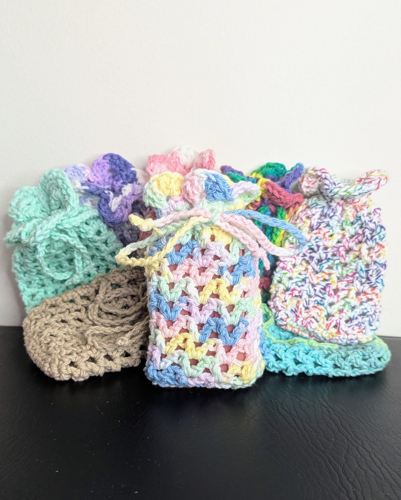 Petal Soap Sack (Coral)