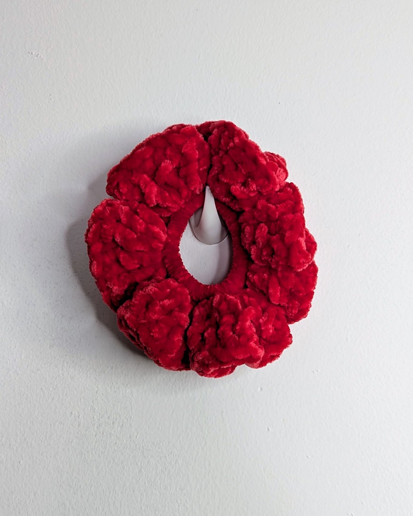 Velvet Ruffle Scrunchie (Fire)