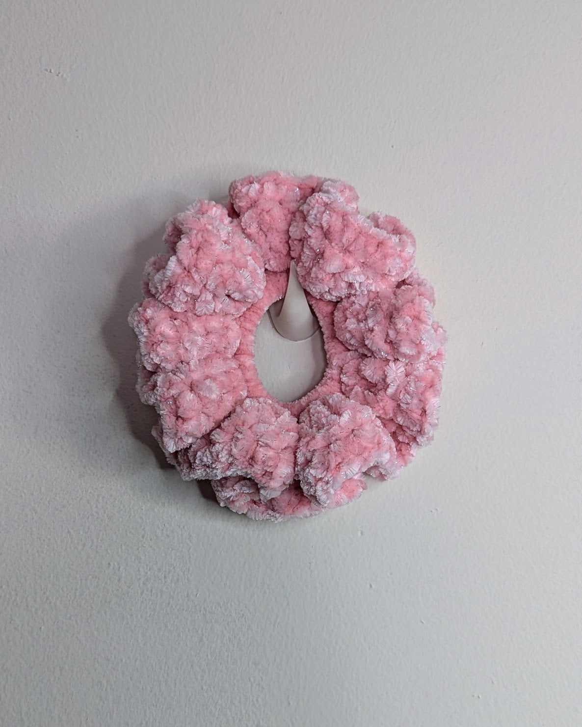 Velvet Ruffle Scrunchie (Soft Glow Sparkle)