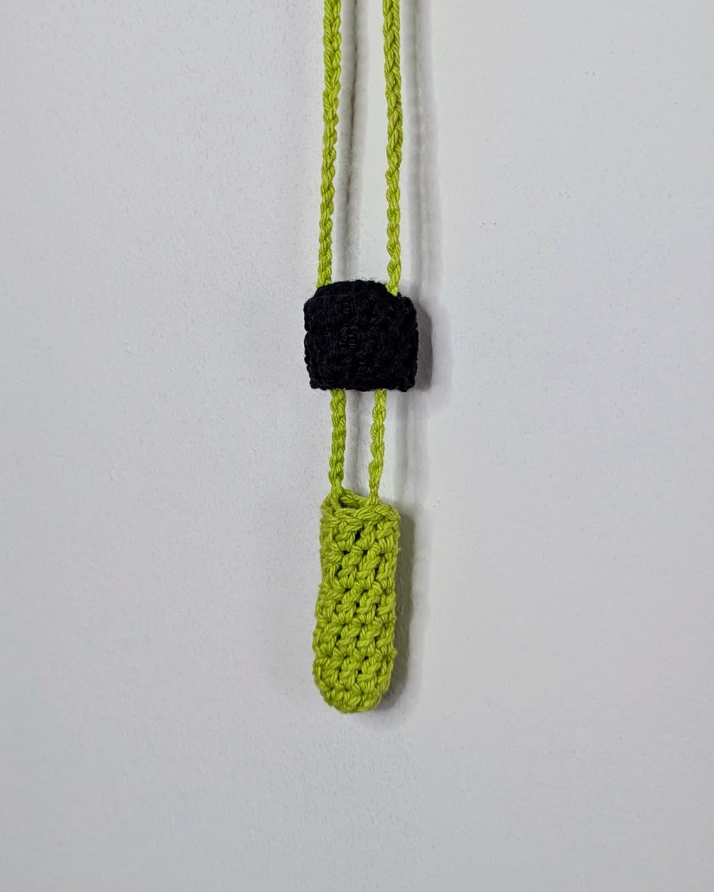 Mushroom Stasher (Black & Lime)