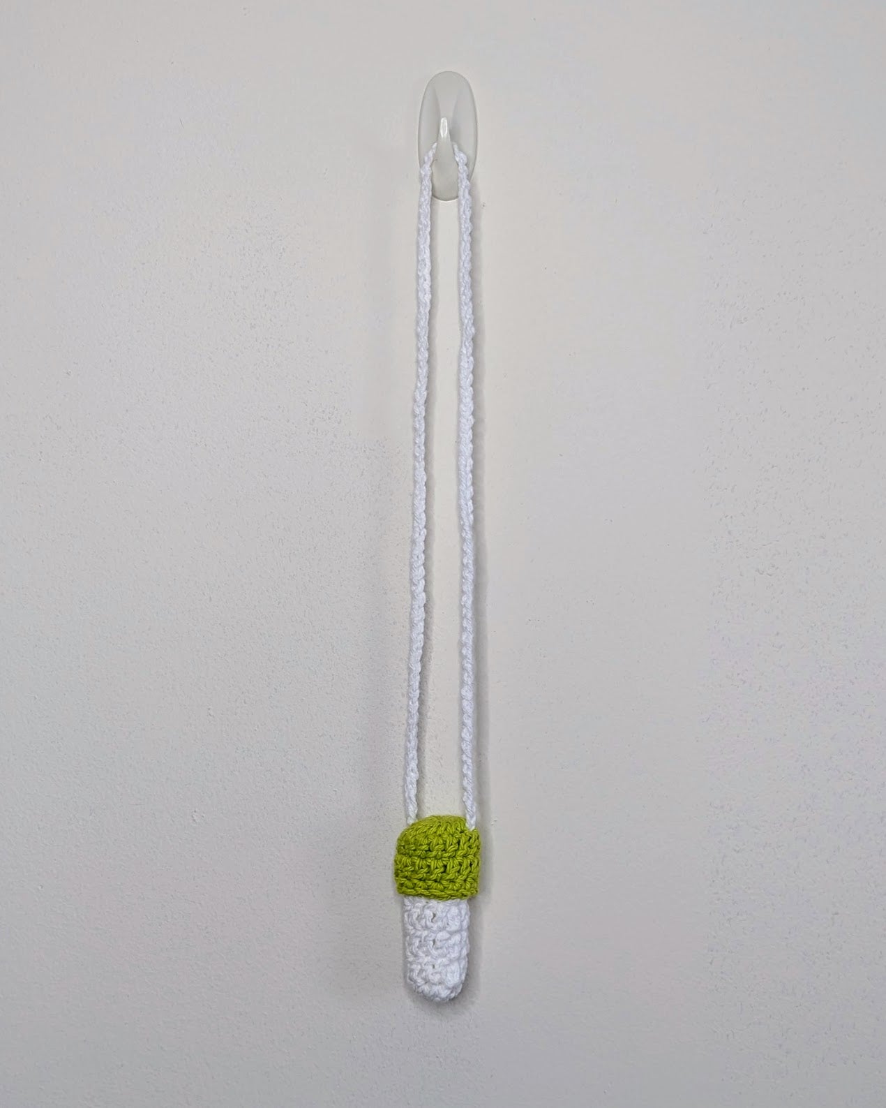 Mushroom Stasher (Lime & White)