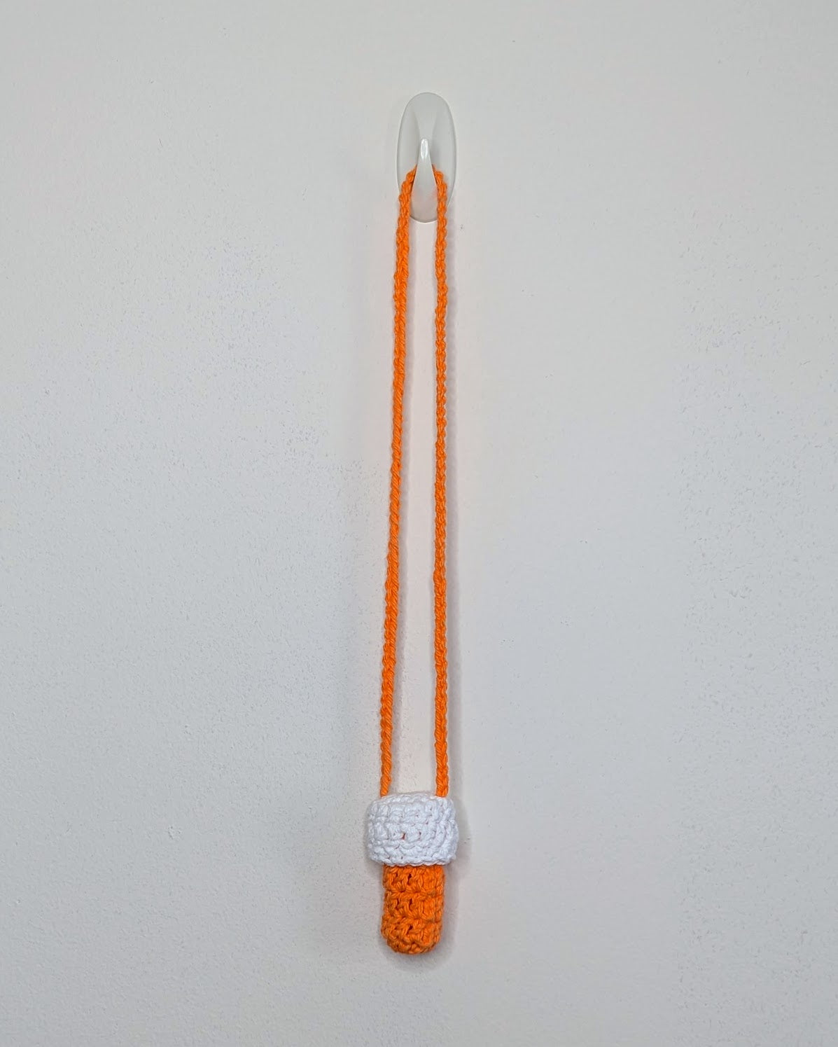 Mushroom Stasher (White & Hot Orange)