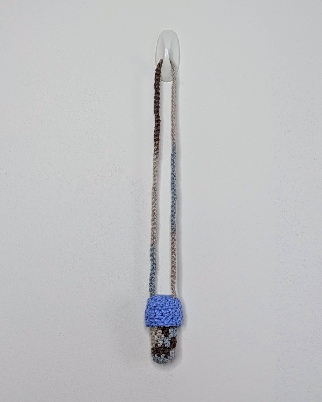 Mushroom Stasher (Light Blue & Earth Ombre)
