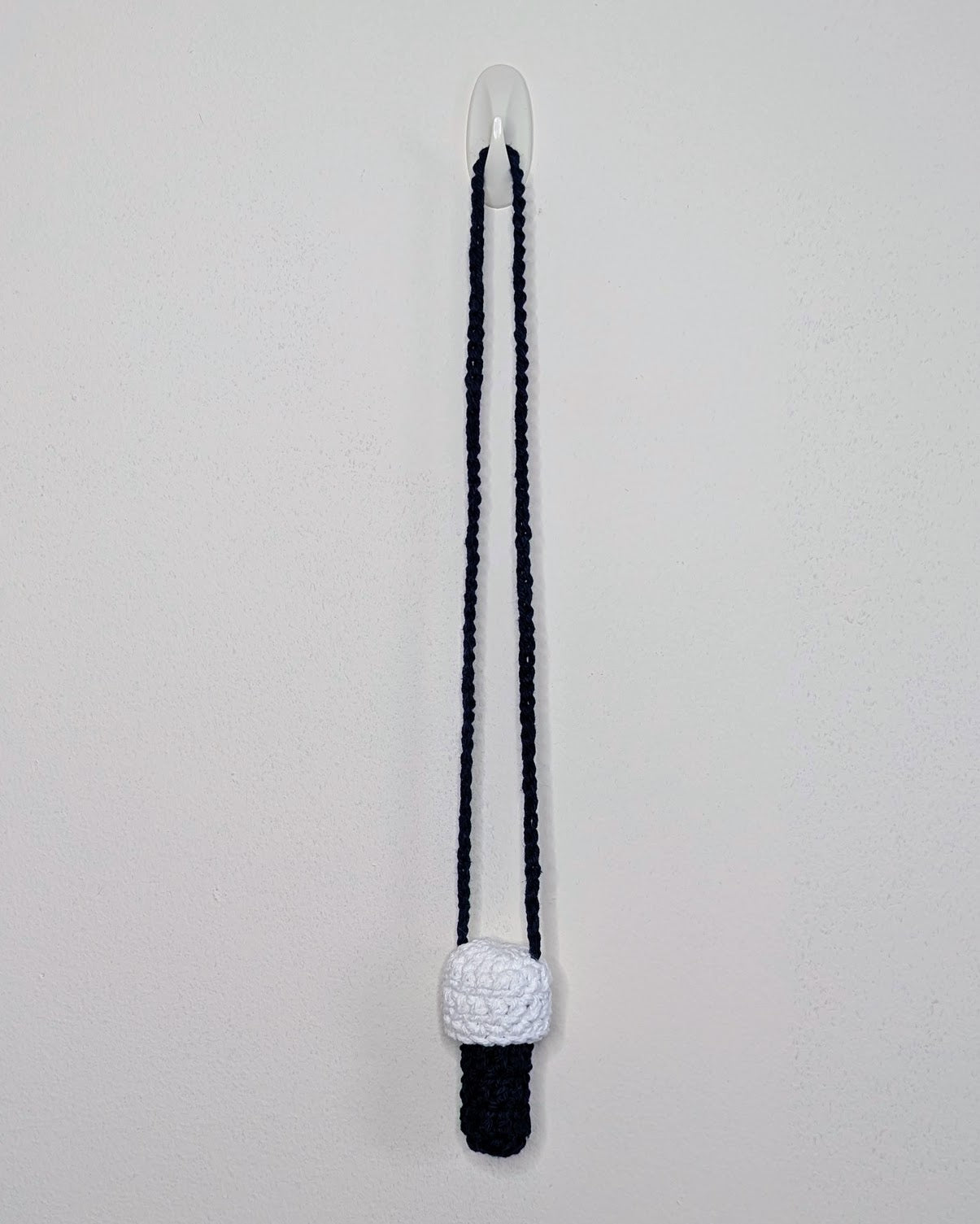 Mushroom Stasher (White & Bright Navy)