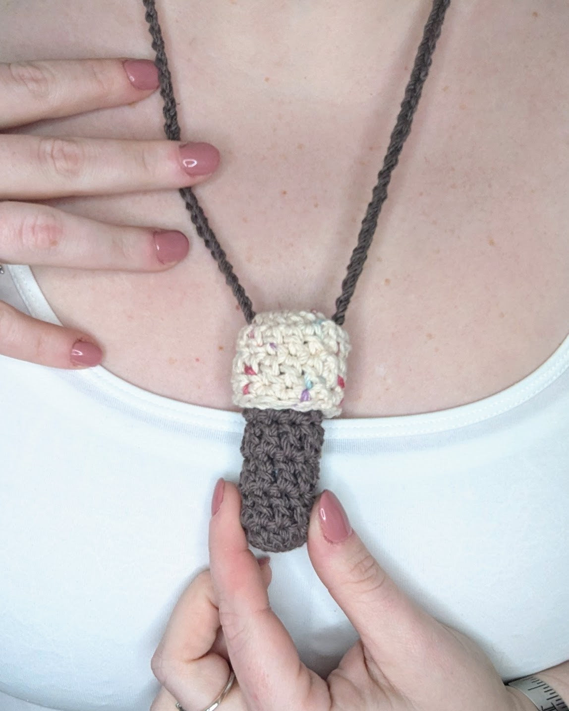 Mushroom Stasher (Gold & Indigo)