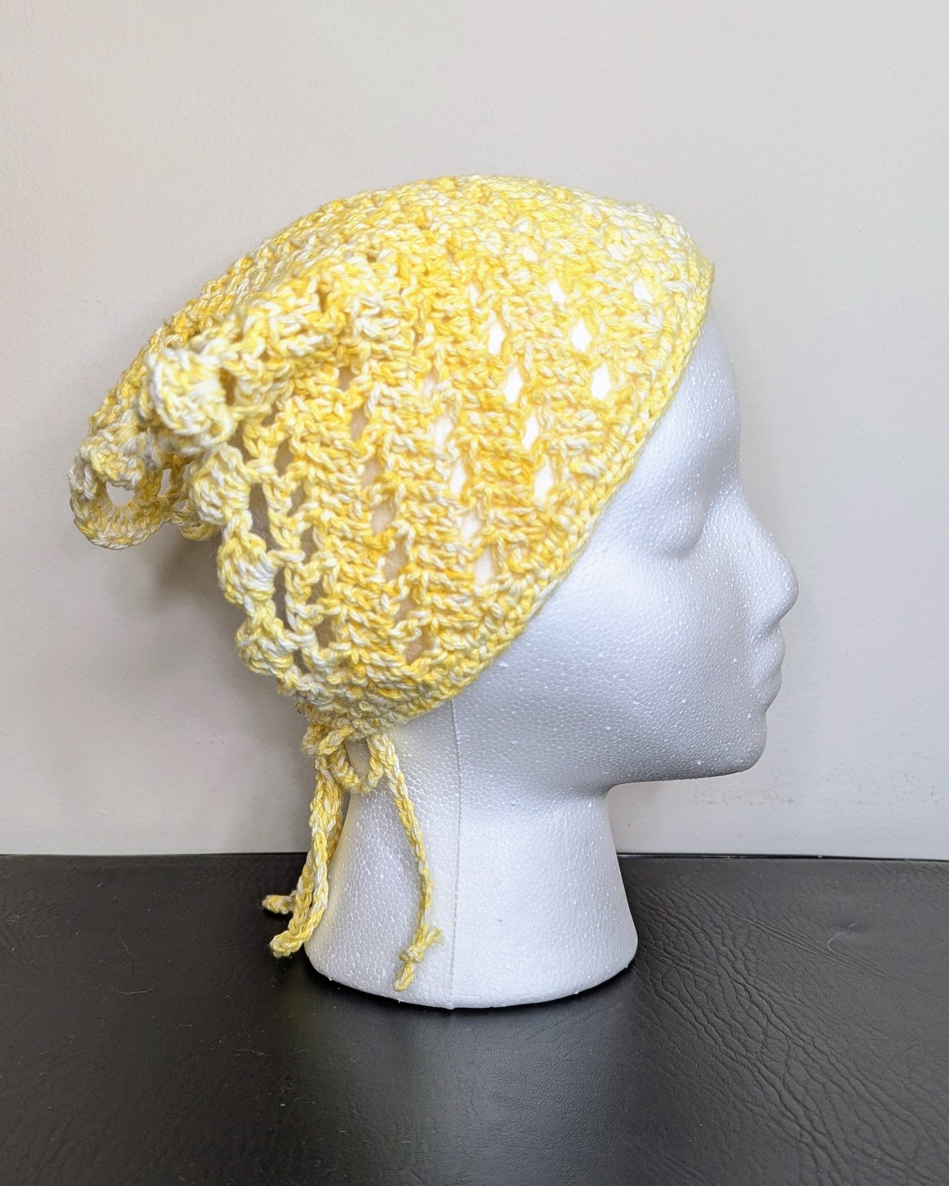 Windowpane Crochet Bandana (Sunshine Splash)