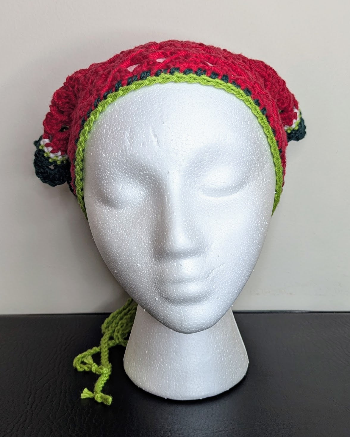 Watermelon Crochet Bandana
