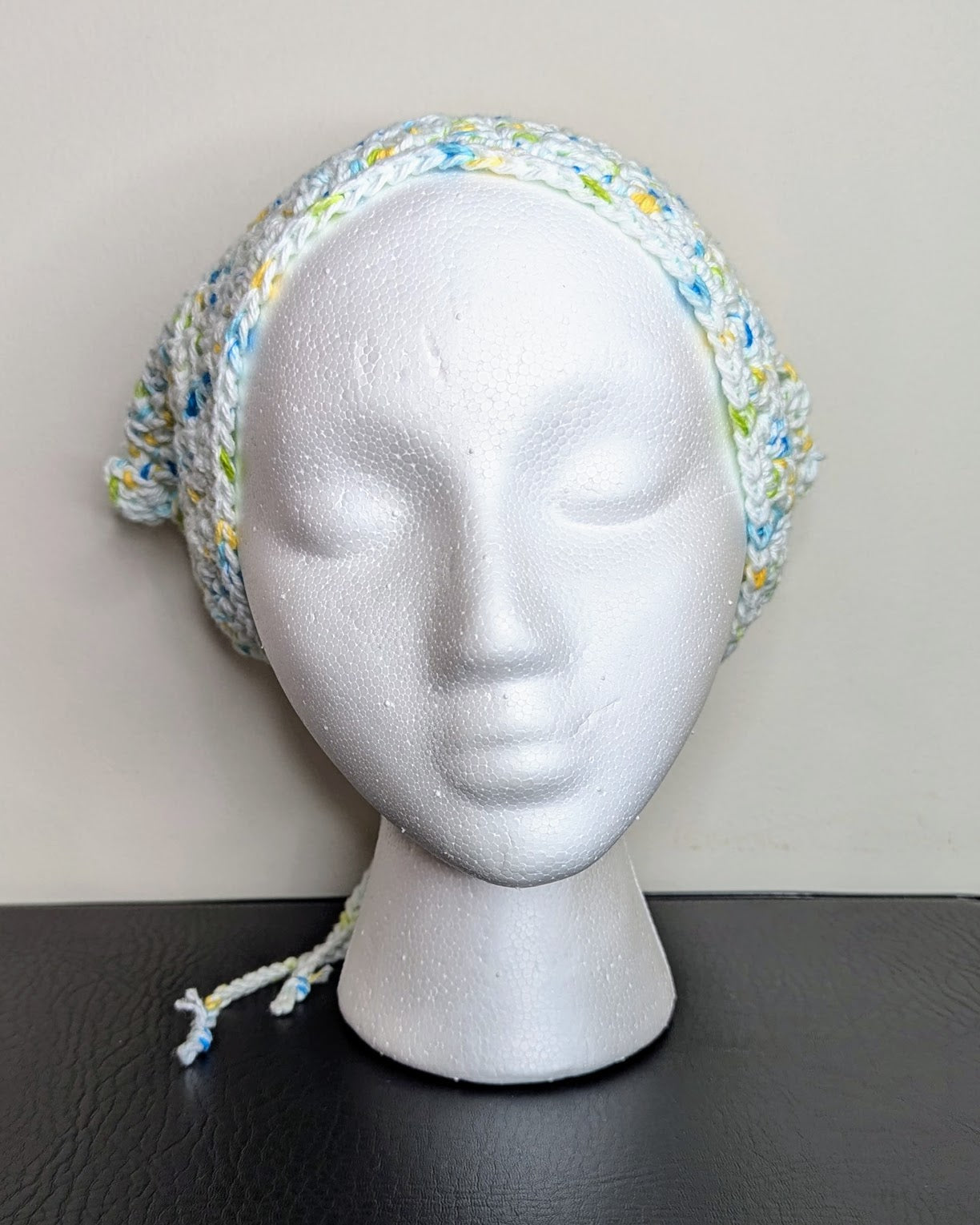 Windowpane Crochet Bandana (Happy-Go-Lucky)