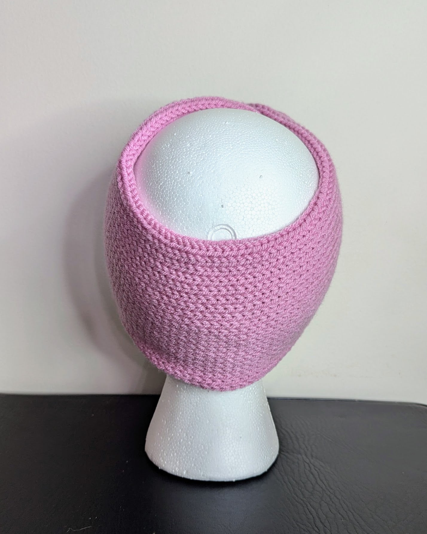 Twisted Double Knit Headband (Dusty Rose)