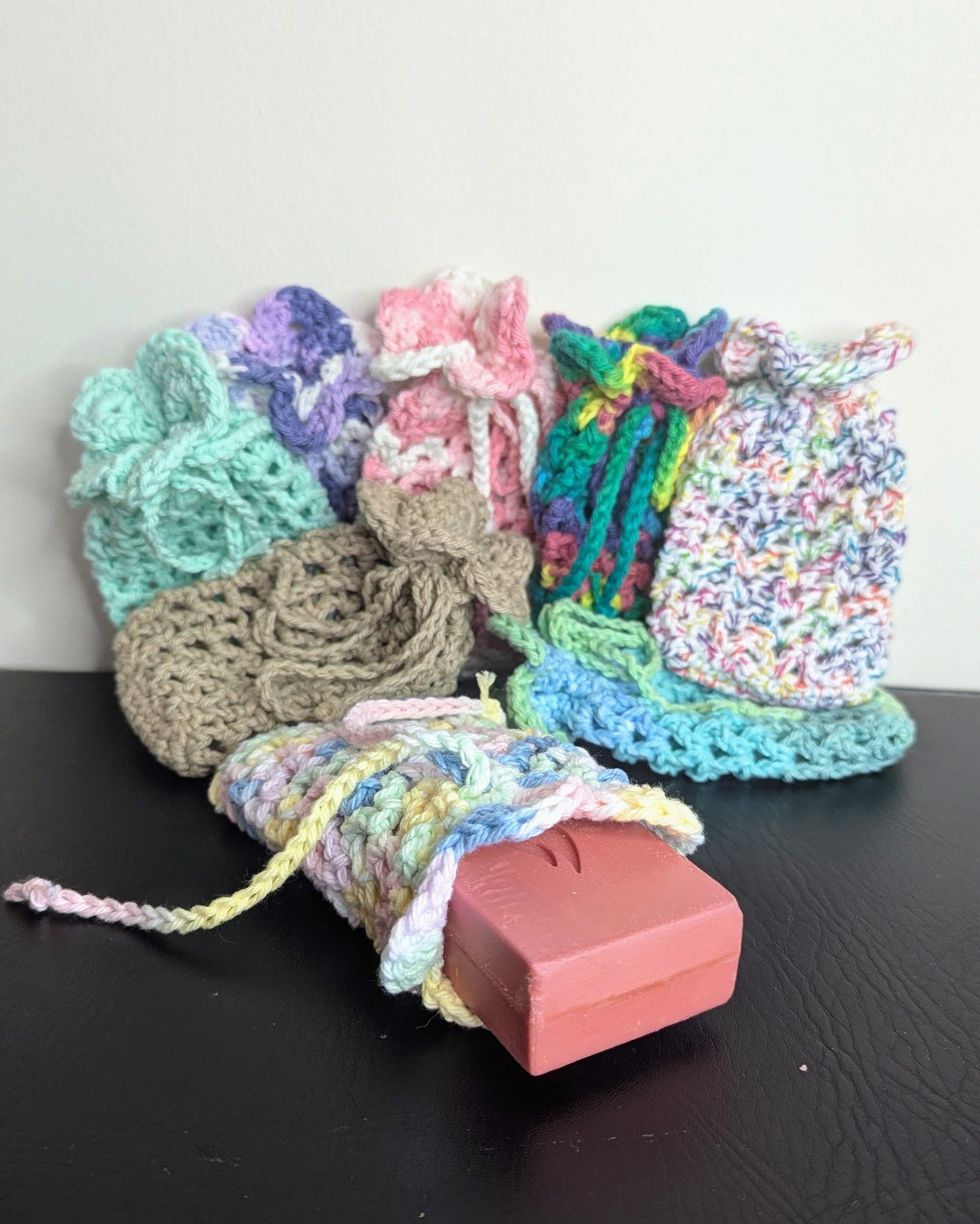 Petal Soap Sack (Mint)