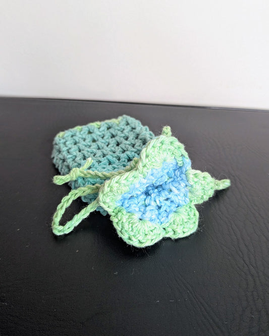 Petal Soap Sack (Ocean Stripes)