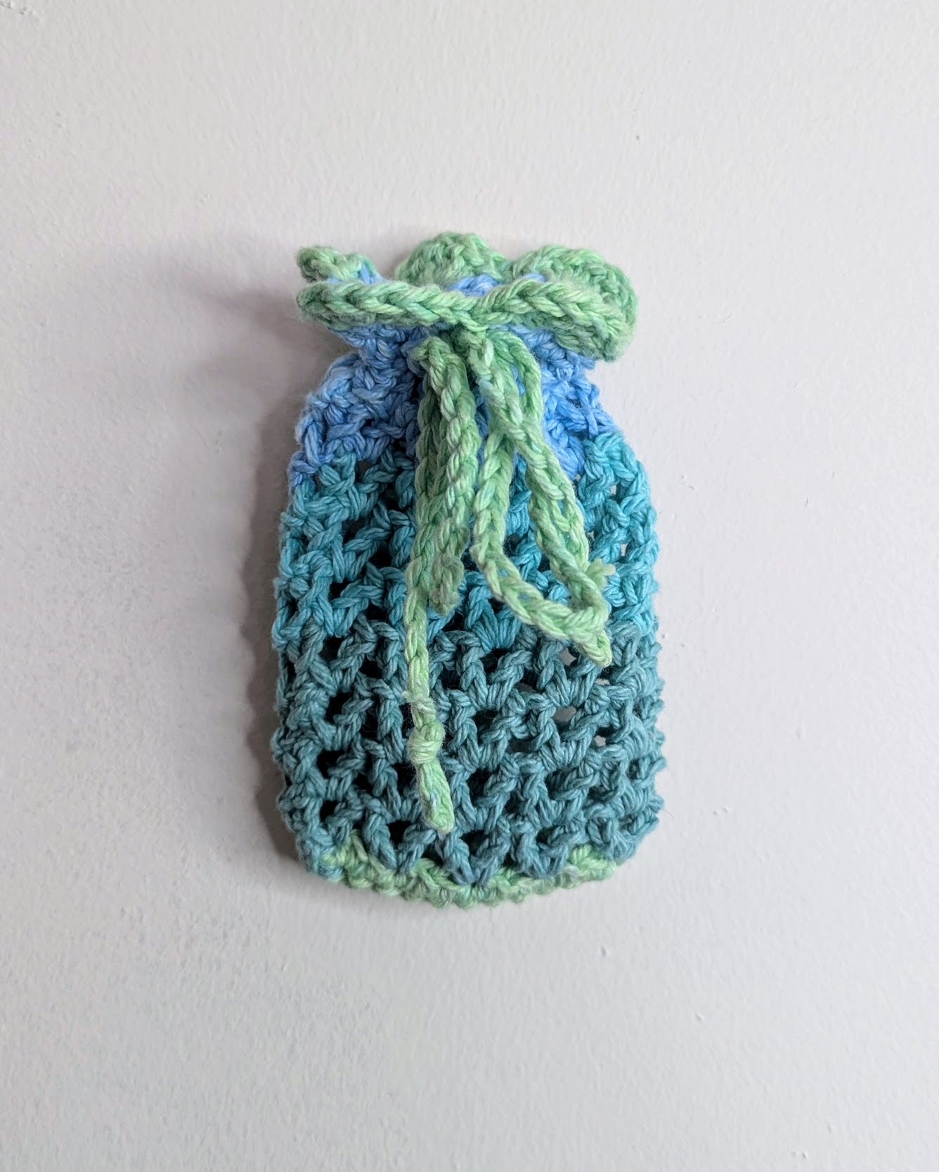 Petal Soap Sack (Ocean Stripes)