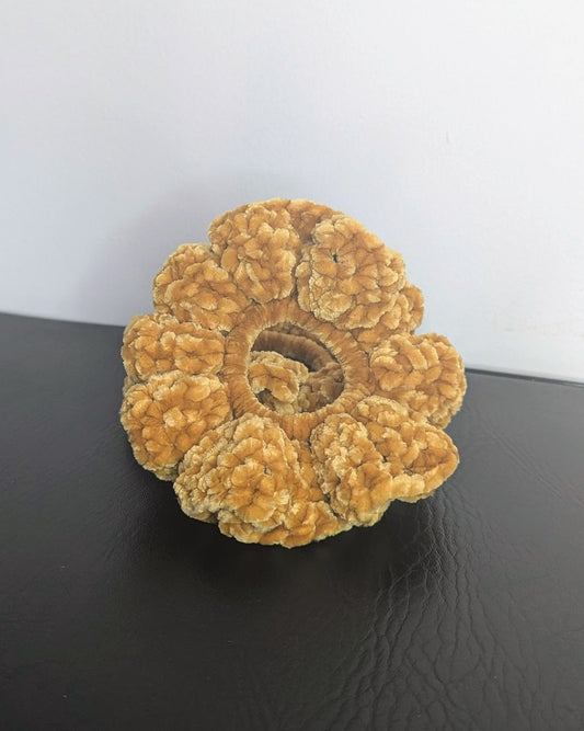 Velvet Ruffle Scrunchie (Notre Dame)