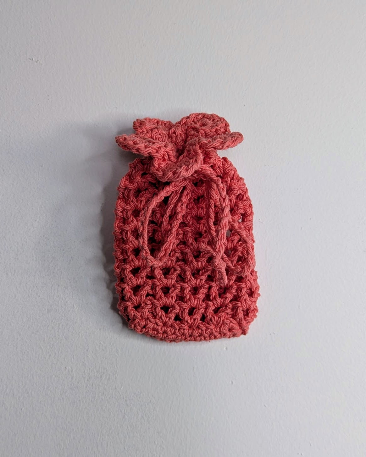 Petal Soap Sack (Coral)