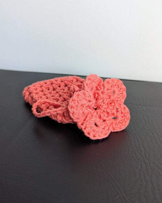 Petal Soap Sack (Coral)