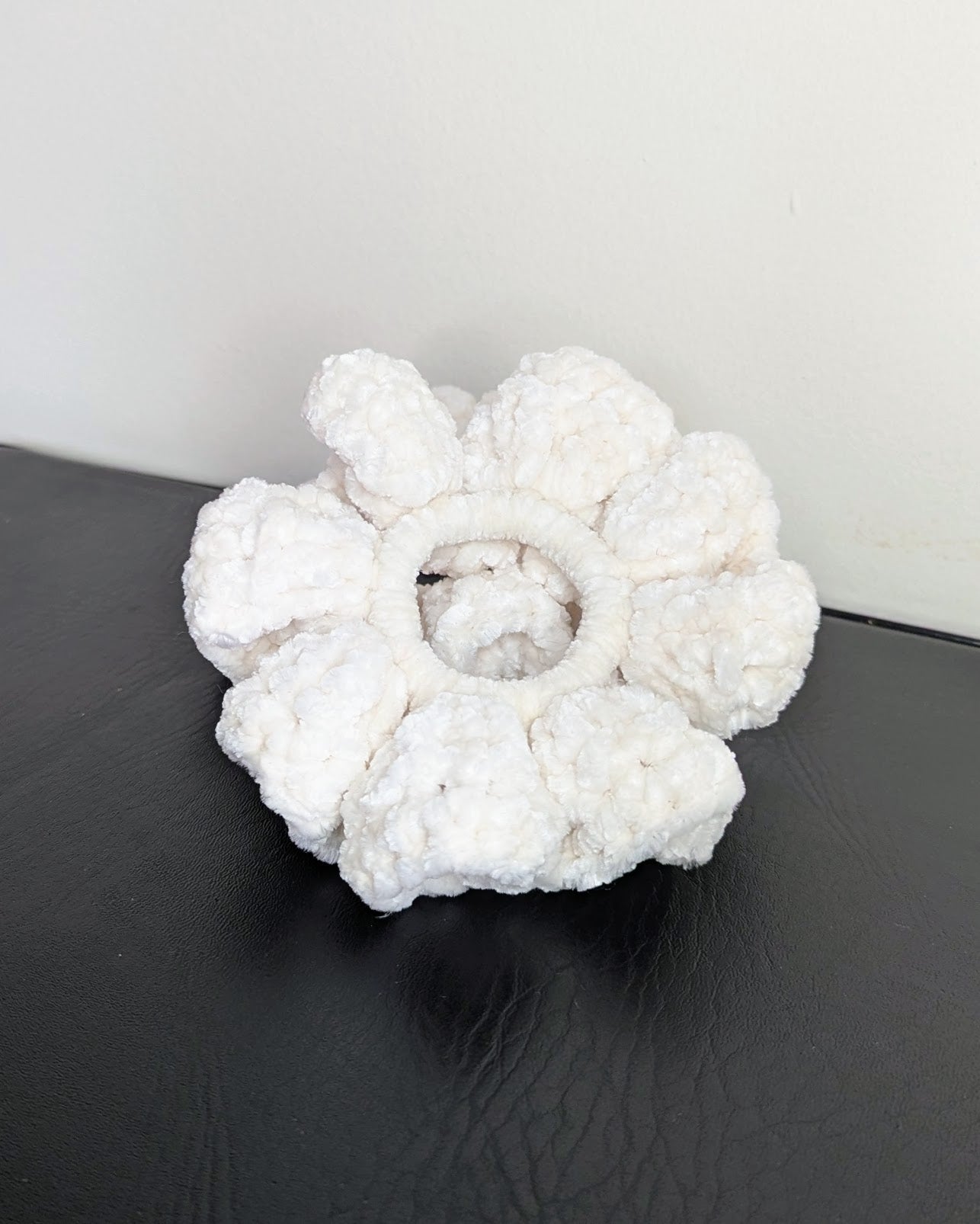 Velvet Ruffle Scrunchie (Angel)