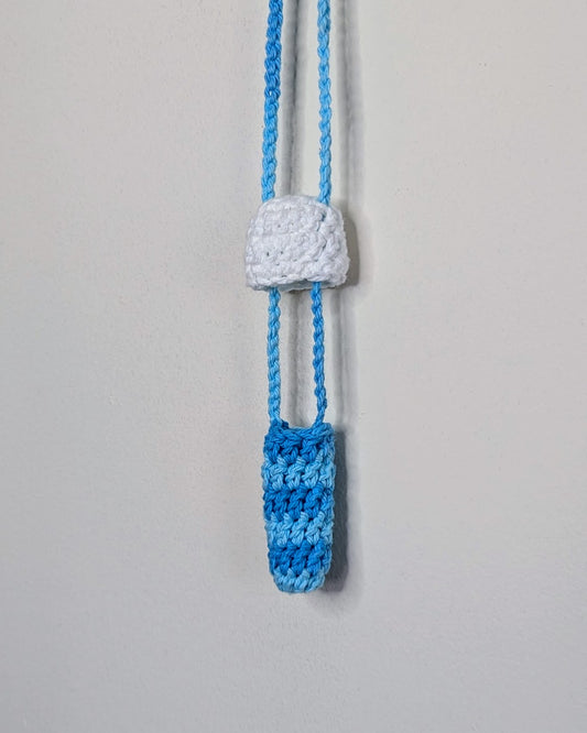 Mushroom Stasher (White & Swimming Pool Ombre)