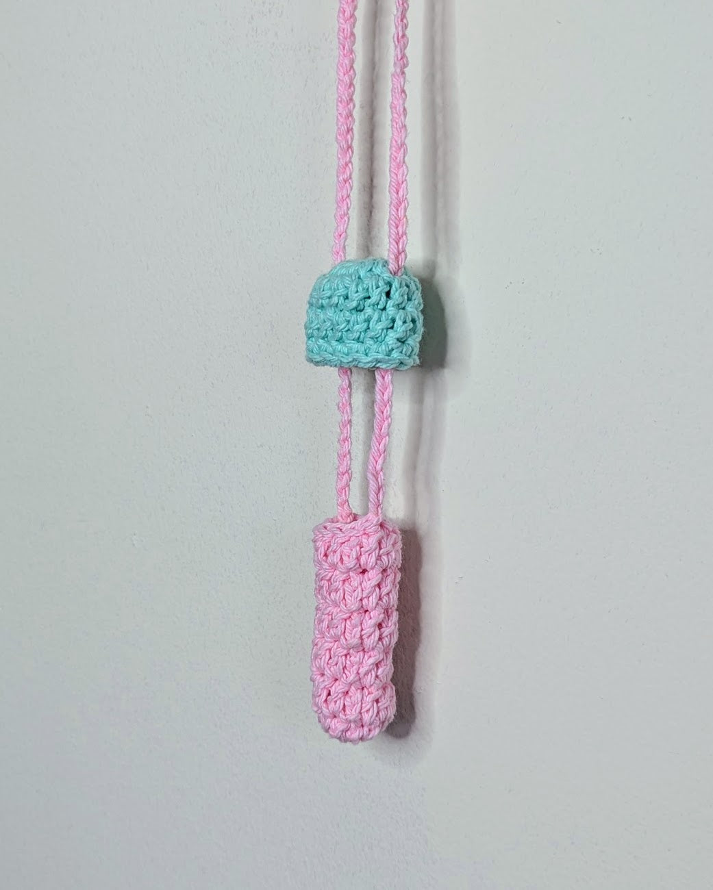 Mushroom Stasher (Seafoam & Pastel Pink)