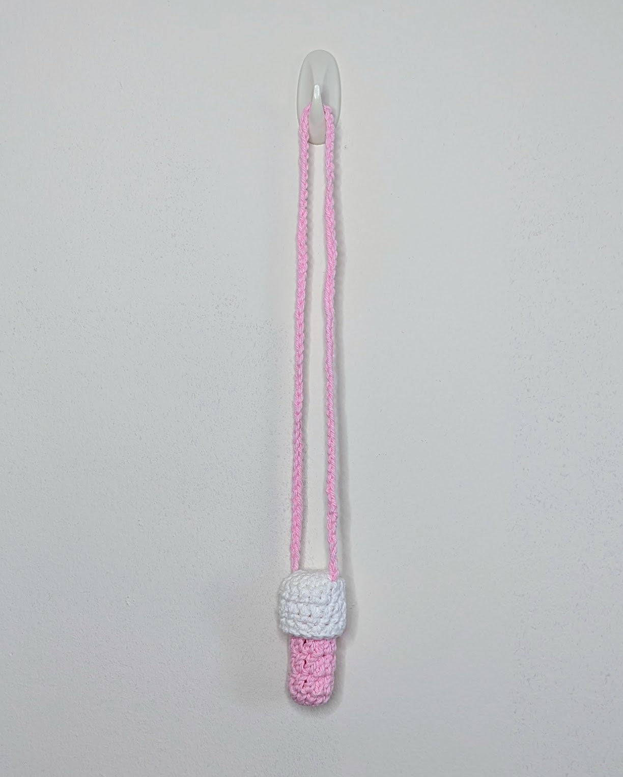Mushroom Stasher (White & Pastel Pink)