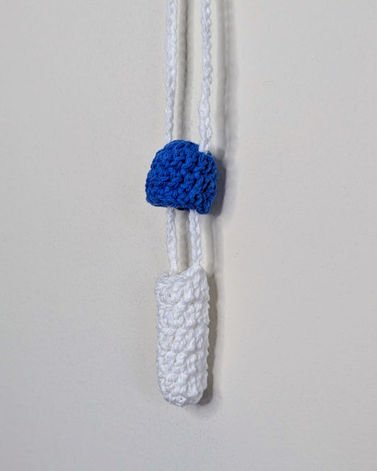 Mushroom Stasher (Regal Blue & White)