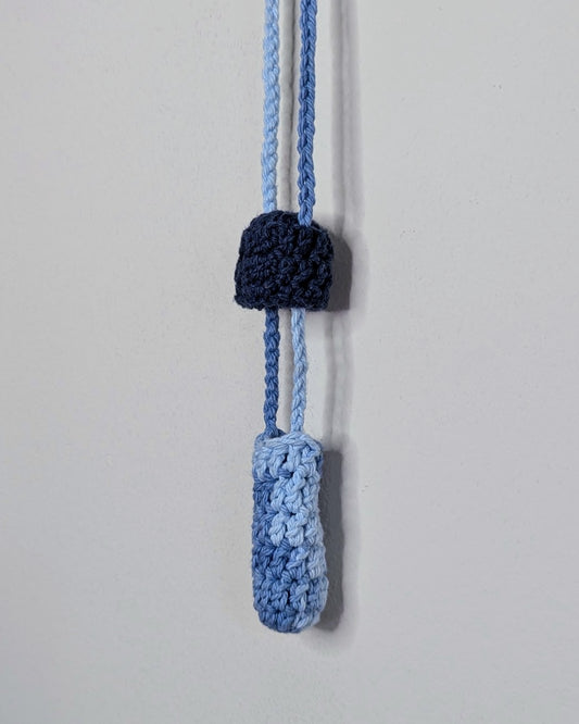 Mushroom Stasher (Indigo & Faded Denim Ombre)