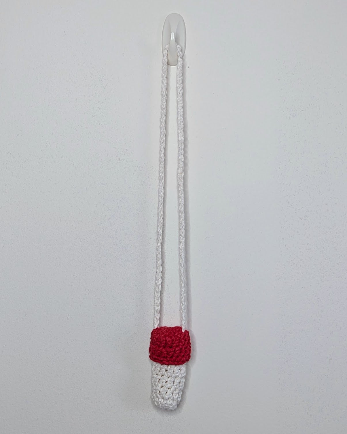 Mushroom Stasher (Red & Ecru)
