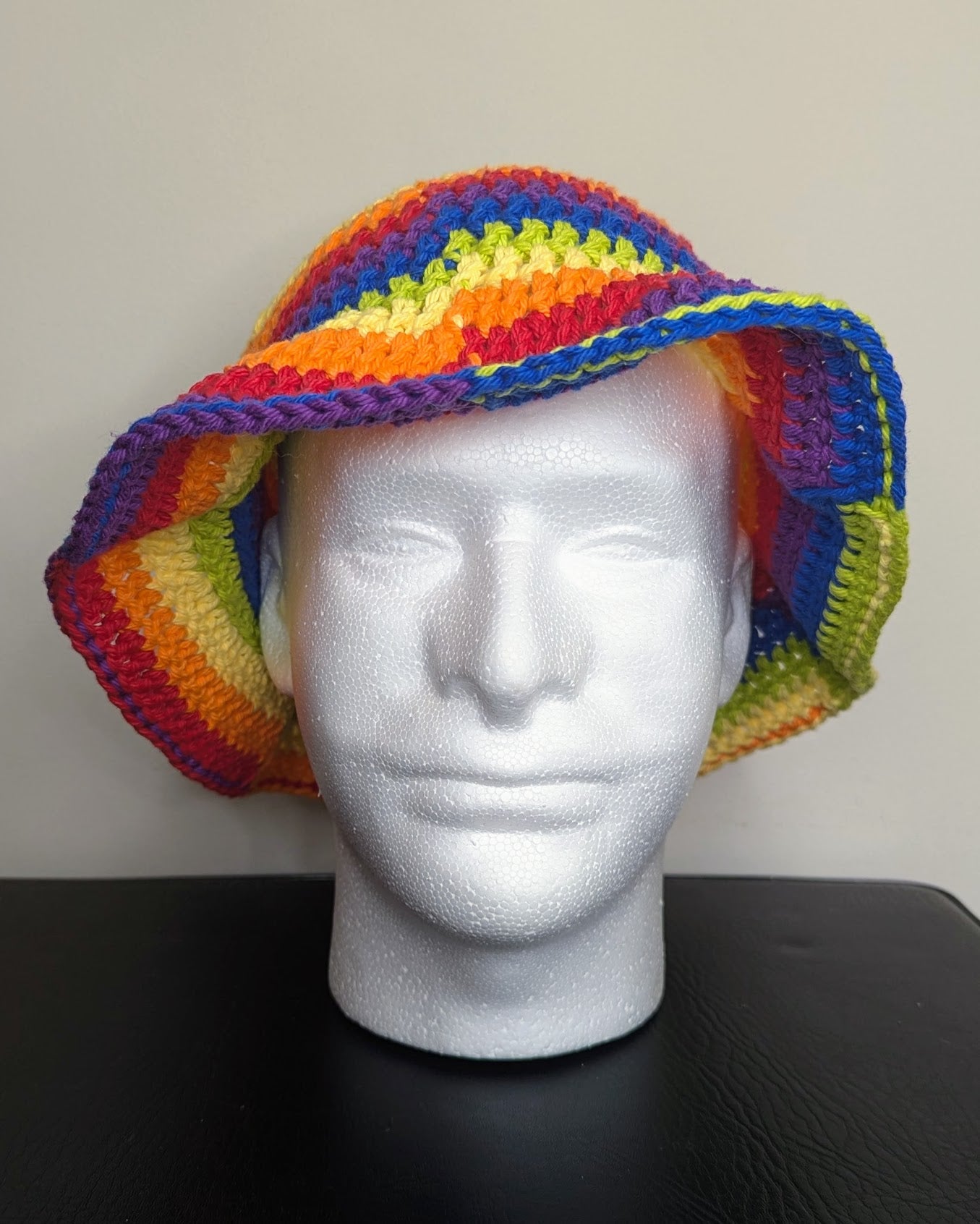 Rainbow Swirl Cotton Bucket Hat